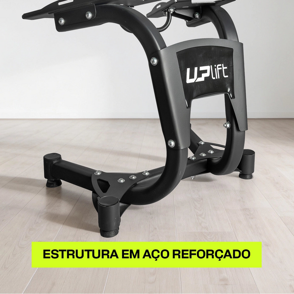 Suporte Par de Halteres Ajustaveis 24/40 Kg Uplift