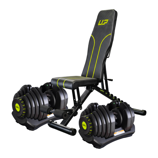 Kit Banco AB1200 + Par Halter Ajustável 40kg UPLIFT