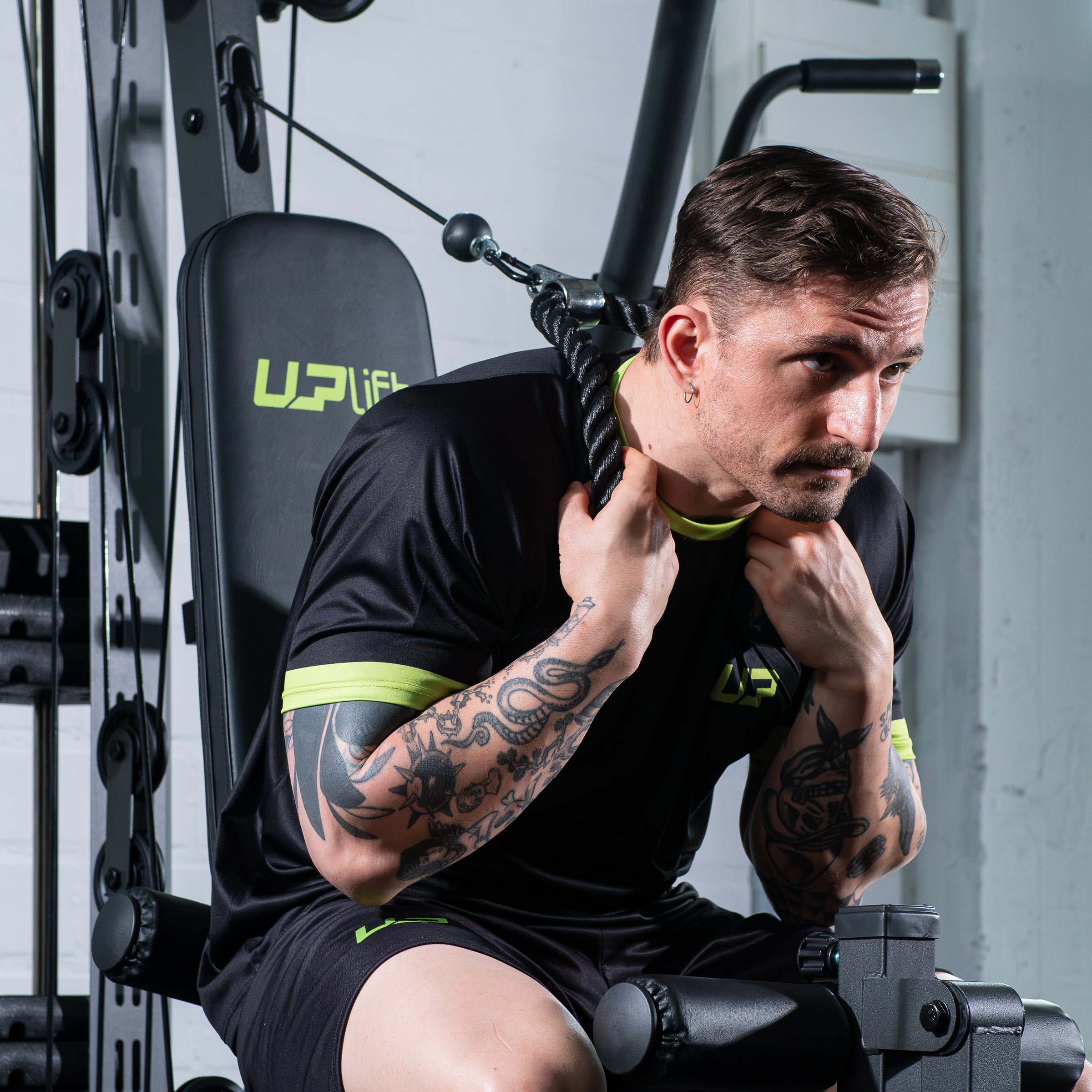 Estação de Musculação 85kg 20 em 1 Vektor Leg Trainer com Leg Press