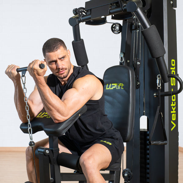 Estação de Musculação 85kg 18 em 1 Vektor Solo UPLIFT