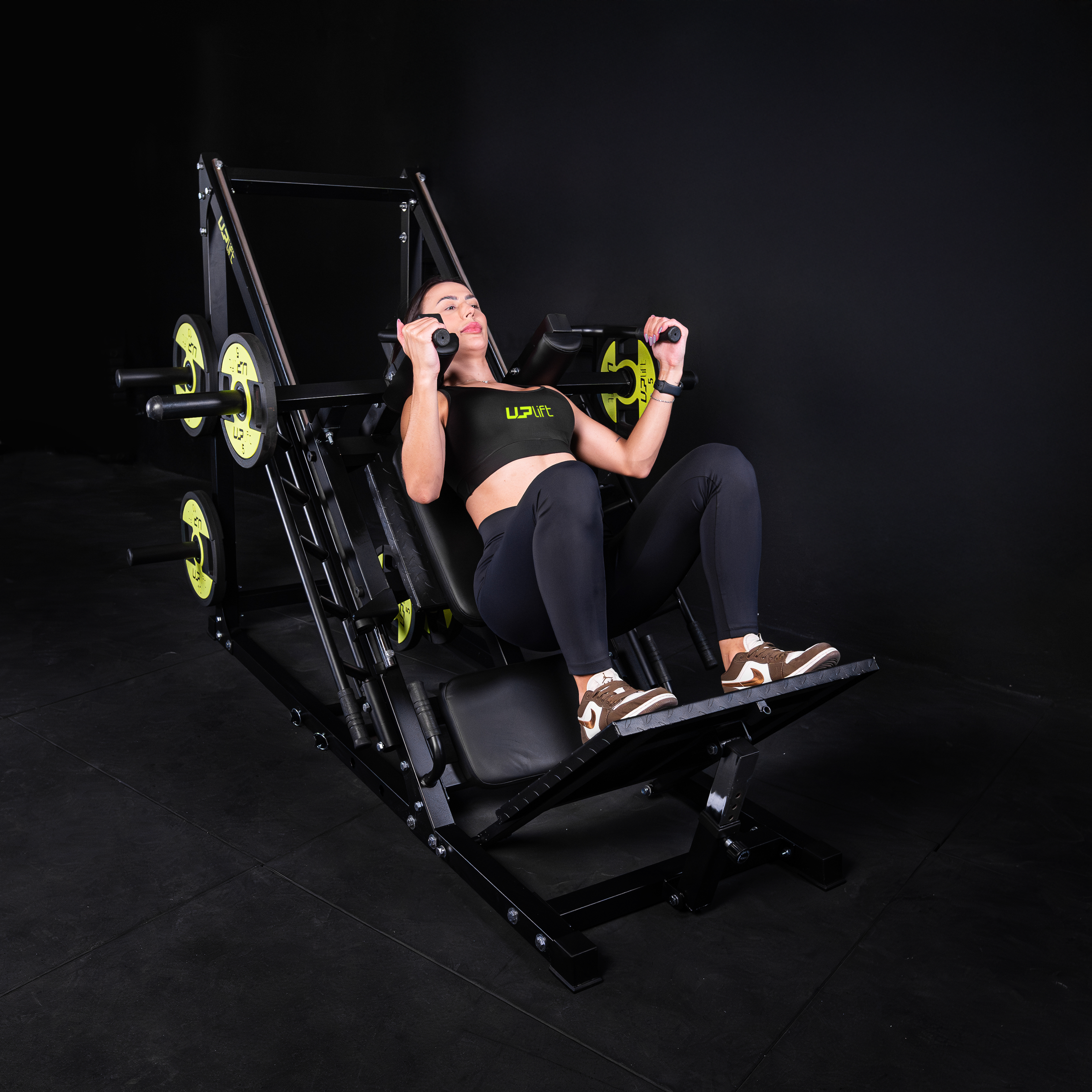 Leg Press 45º c/ Hack Squat até 600kg 2 em 1 UPLIFT