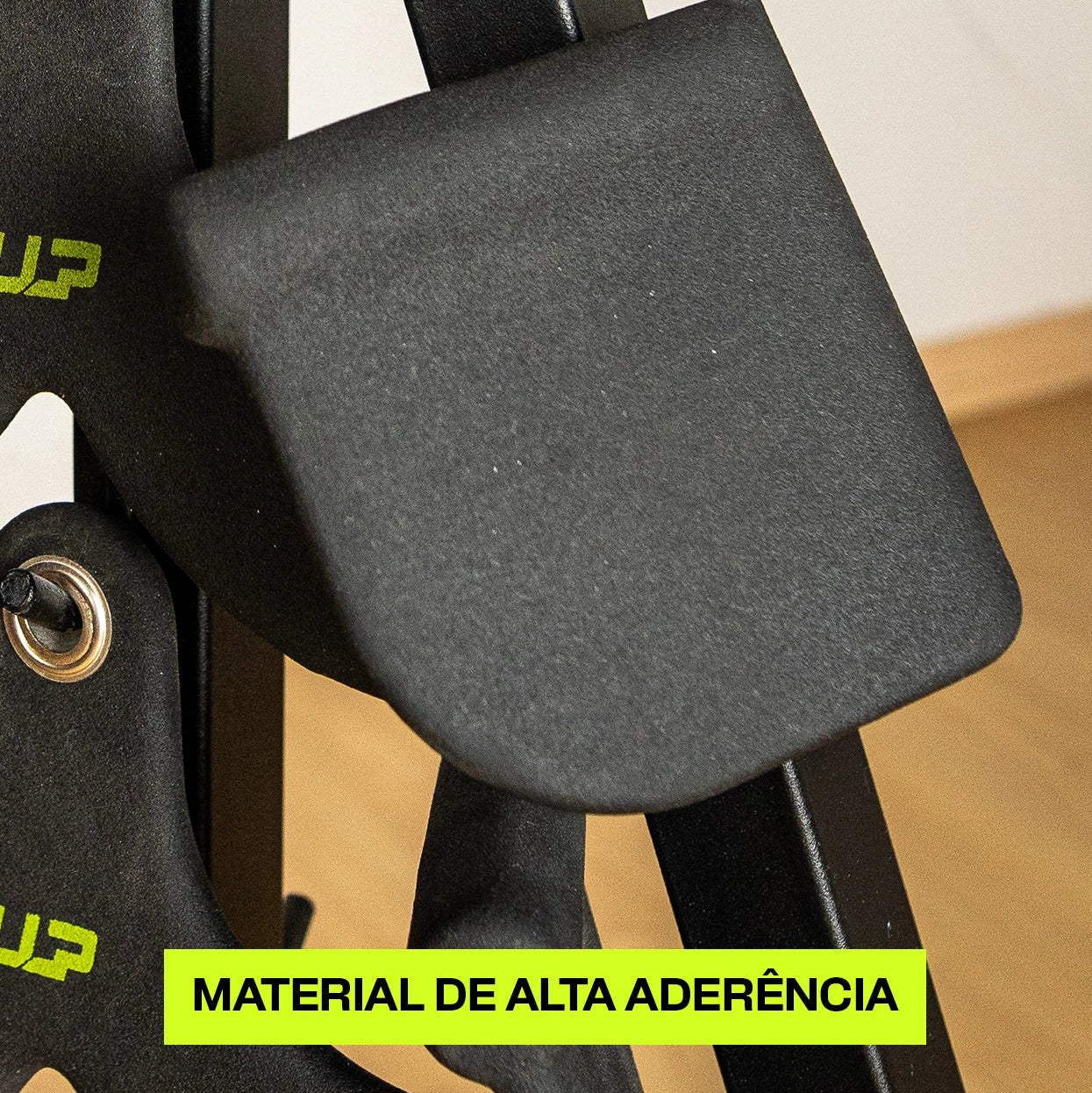 Kit 5 Puxadores Anatômicos c/ Suporte Academia Revestido 16mm UPLIFT