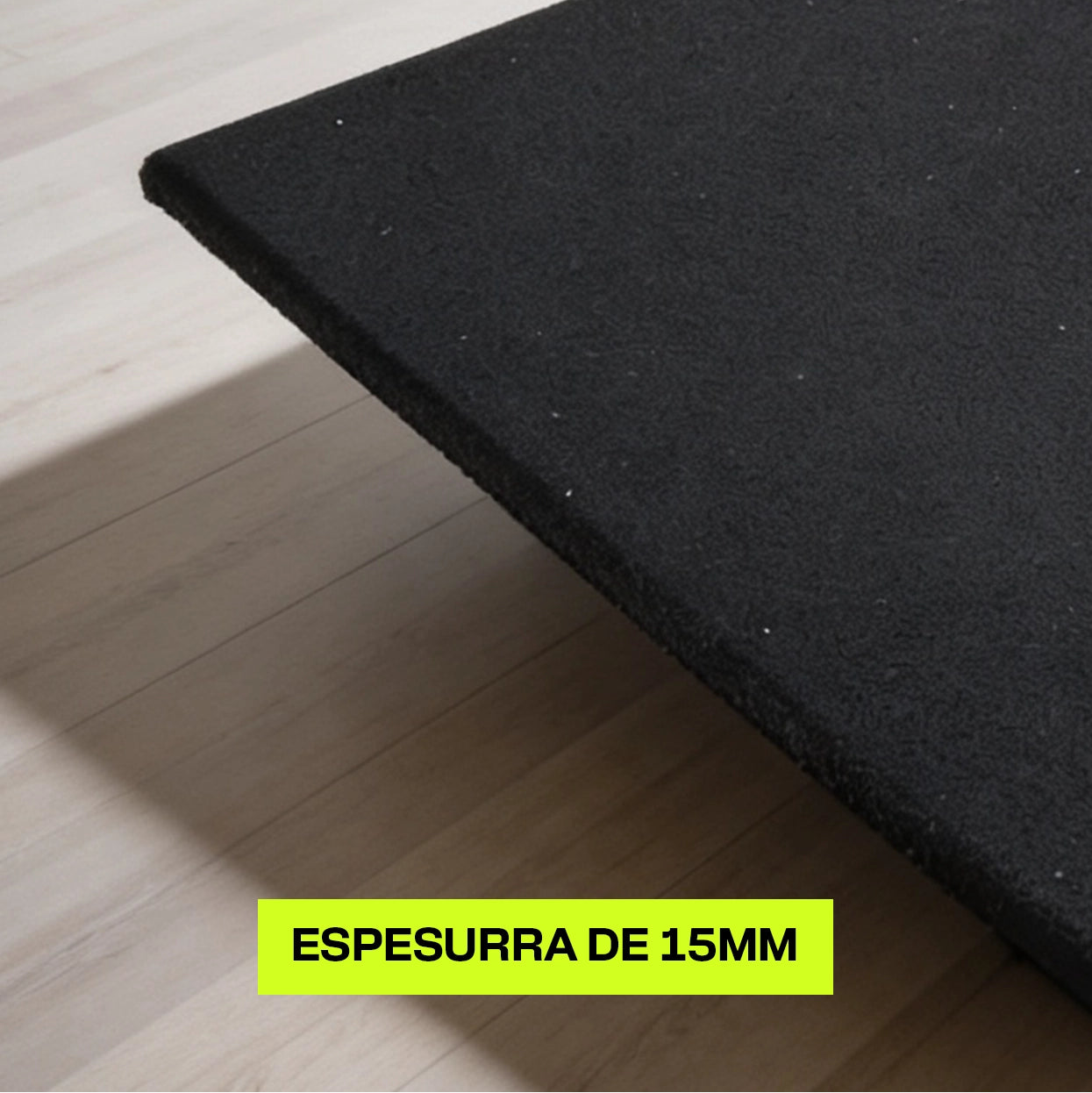 Piso Academia Borracha 1x1 Metro