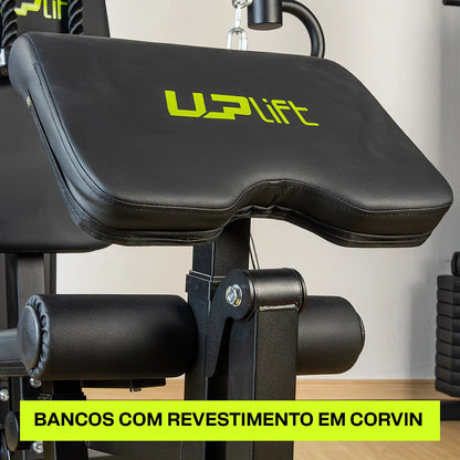 Estação de Musculação 85kg 18 em 1 Vektor Solo UPLIFT