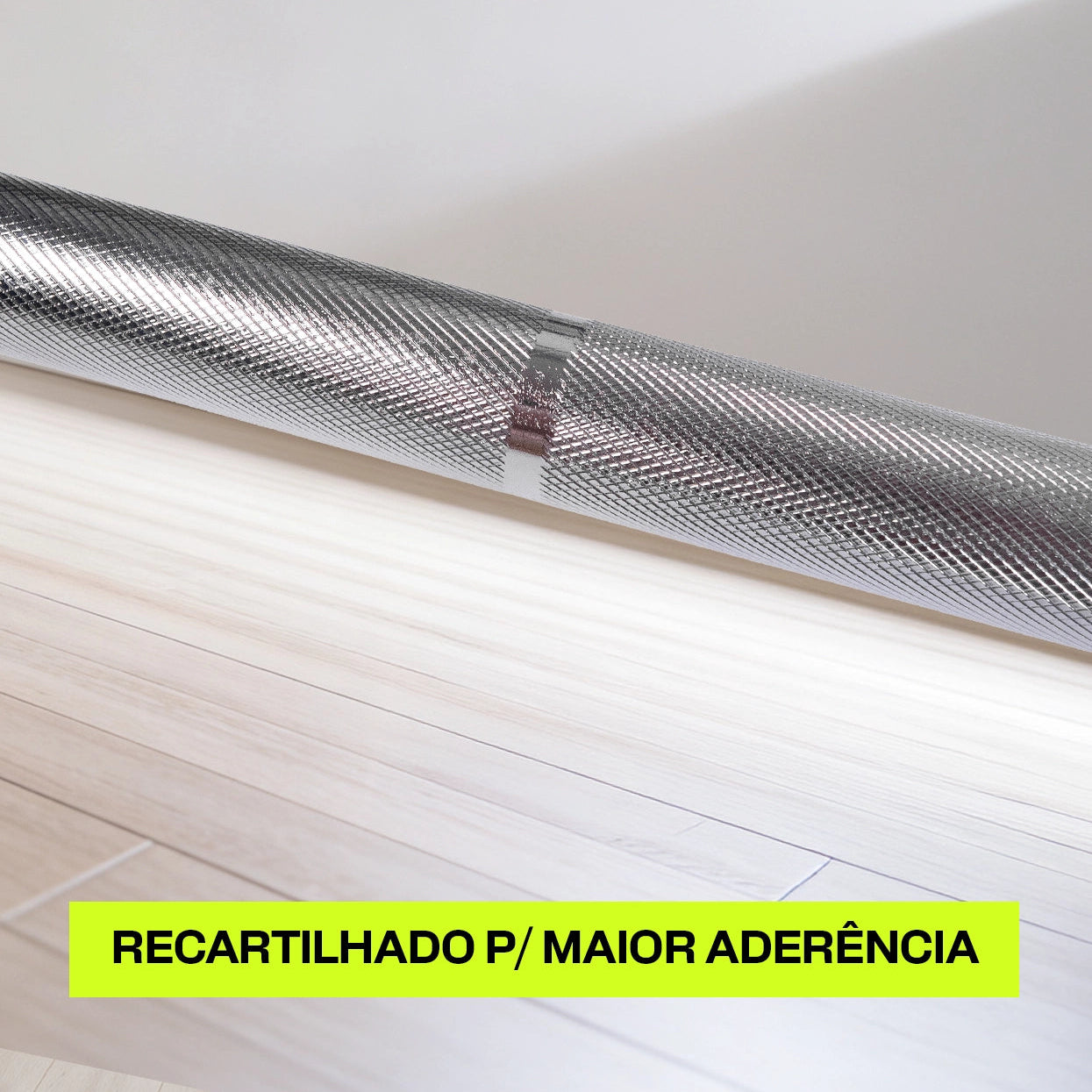 Barra Olímpica Cromada Academia 1,8M