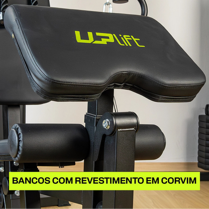 Estação de Musculação 85kg 18 em 1 Vektor Solo UPLIFT
