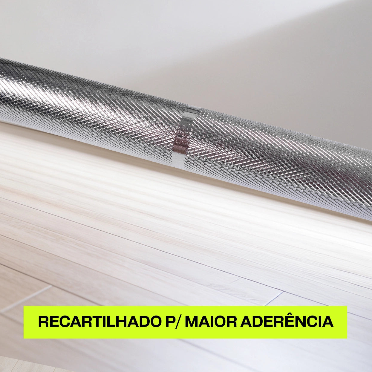 Barra Olímpica Cromada Academia 2,2M 20KG 400kg