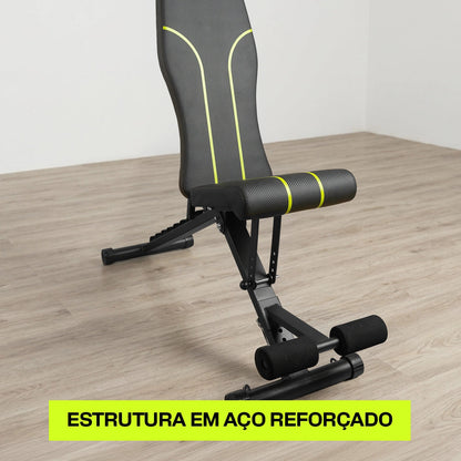 Kit Banco AB1200 + Par Halter Ajustáveis 24kg