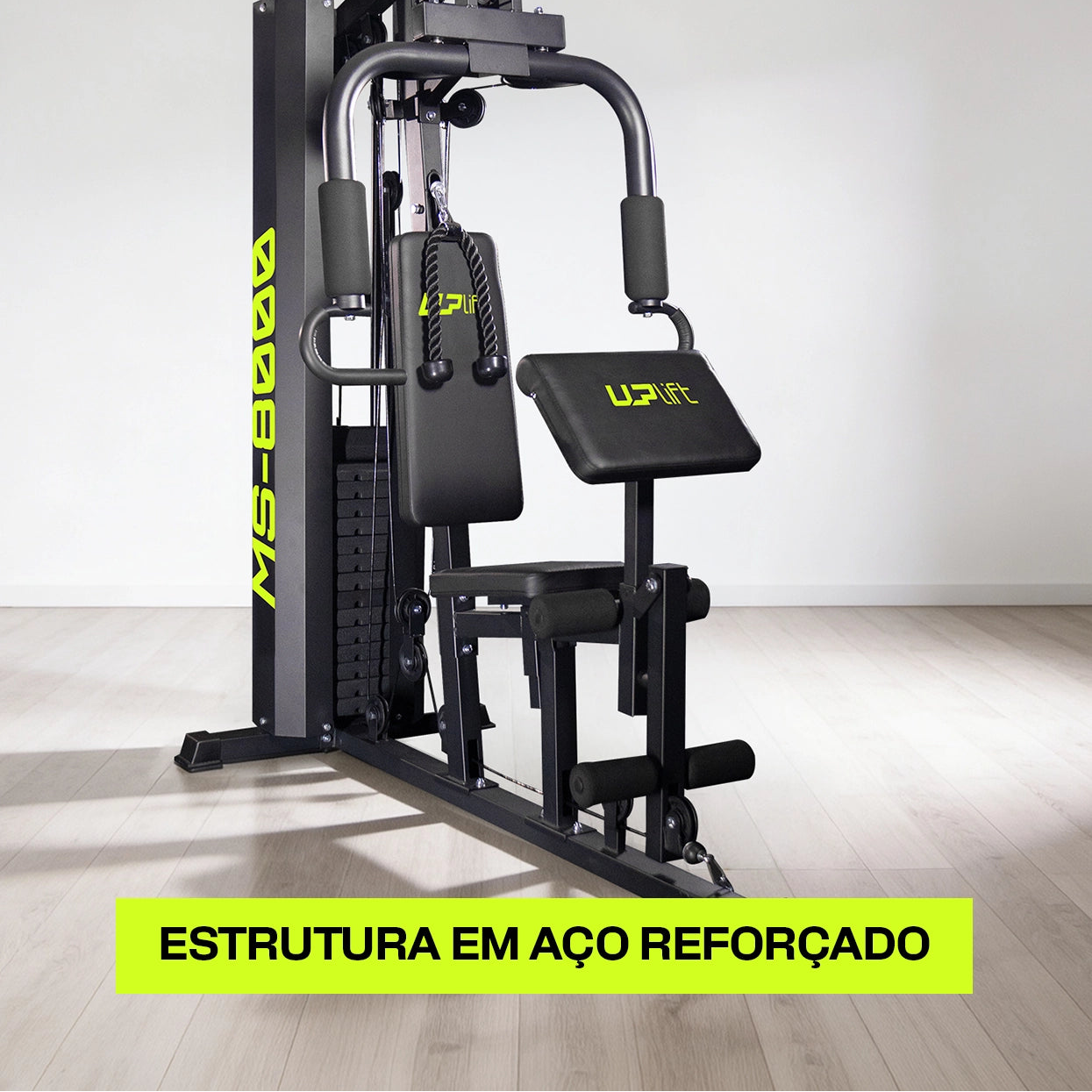 Estação De Musculação 80kg 10 em 1 MS-8000 UPLIFT