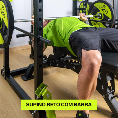 Barra Olímpica Cromada Academia 1,8M