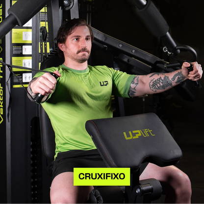 Estação de Musculação 85kg 25 em 1 Vektor Trio V-Squat UPLIFT