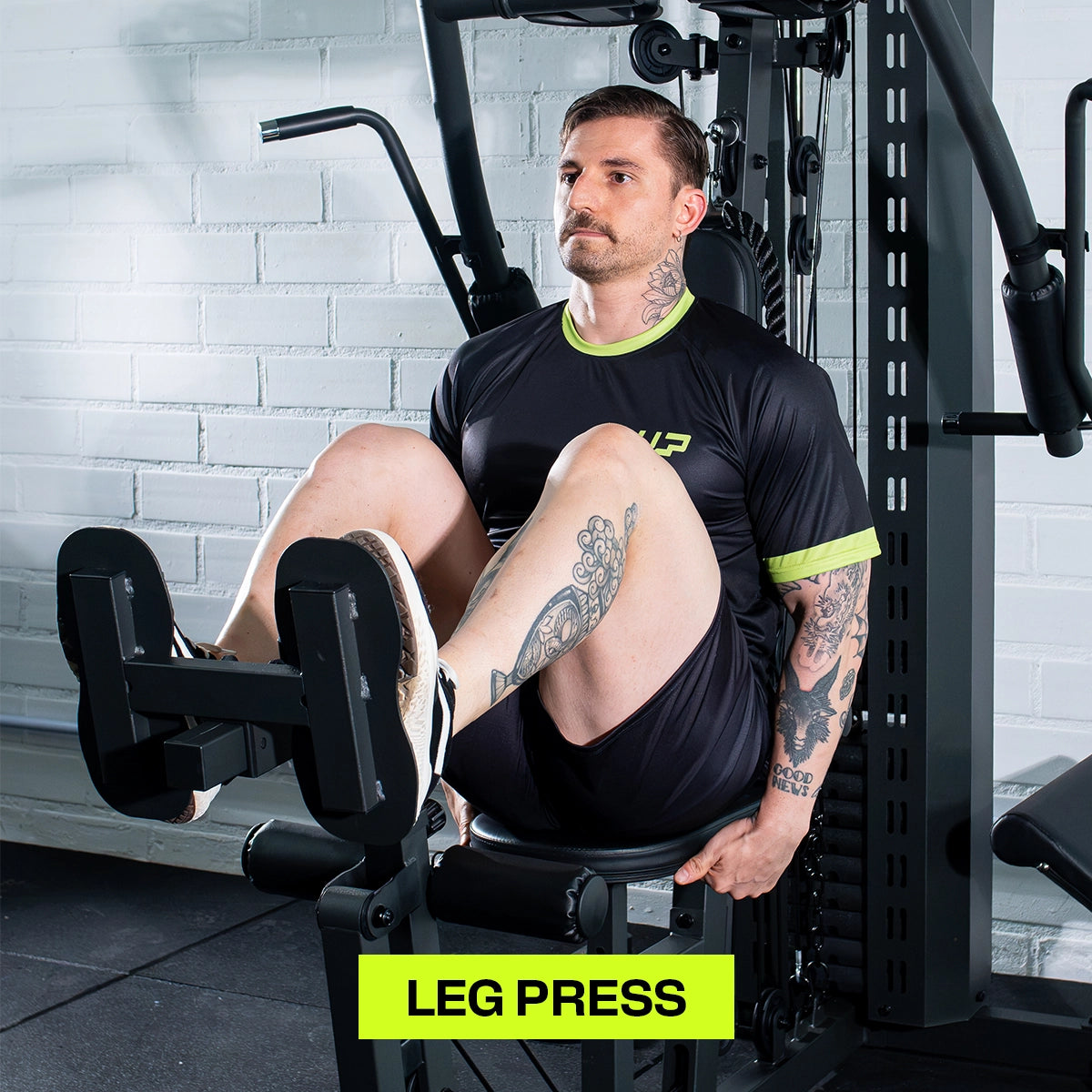 Estação de Musculação 85kg 20 em 1 Vektor Leg Trainer com Leg Press