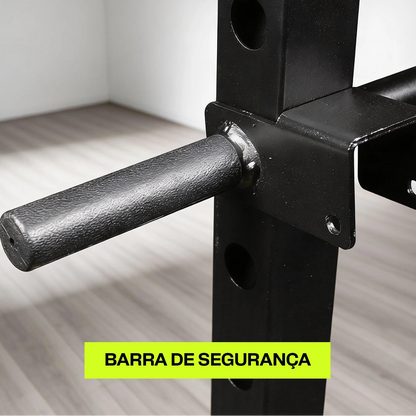 Gaiola Agachamento 8 em 1 Power Rack UPLIFT