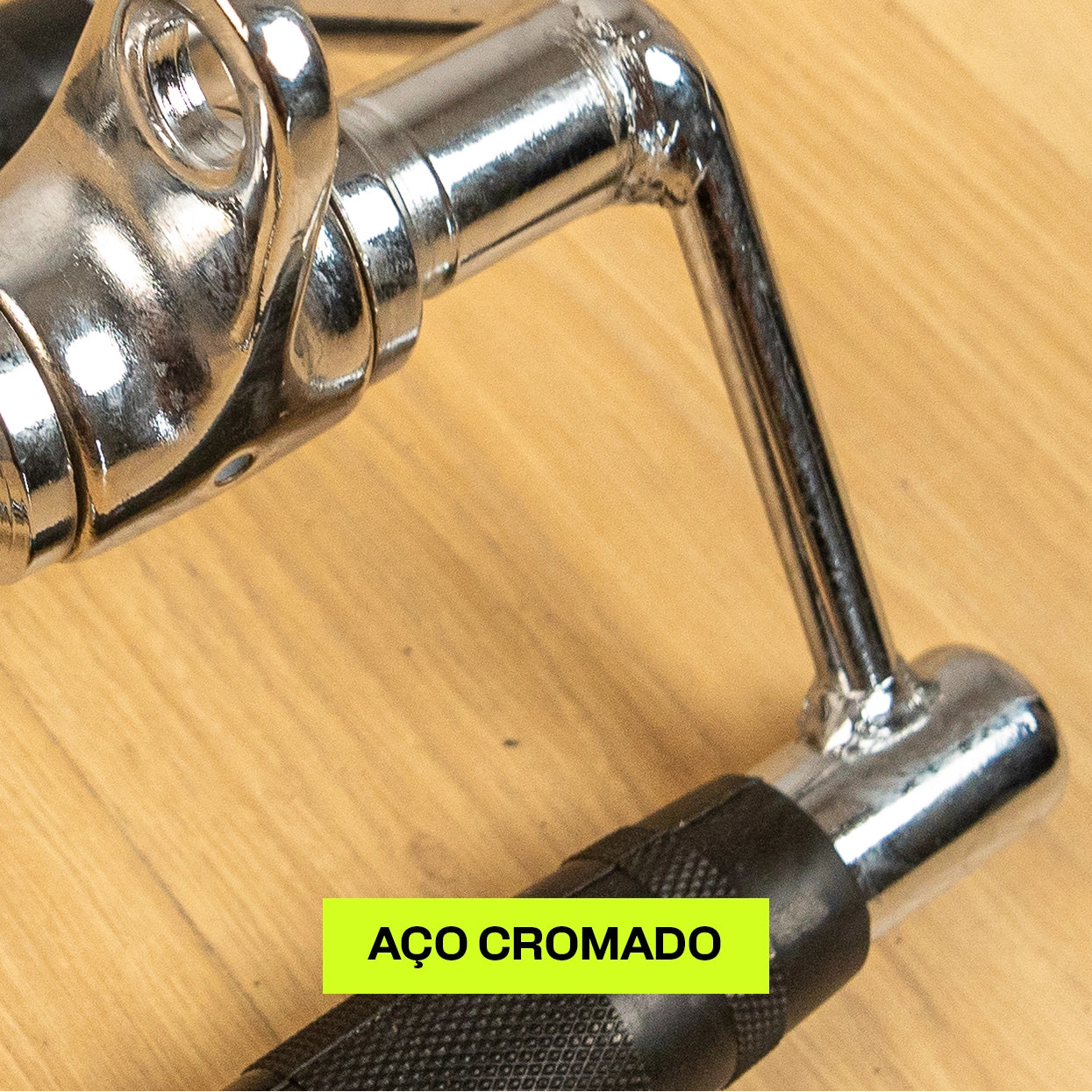 Puxador Triângulo Emborrachado C/ Giro Academia