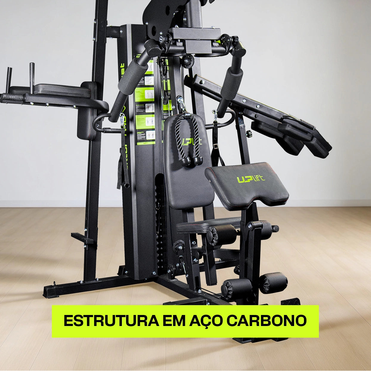 Estação de Musculação 85kg 25 em 1 Vektor Trio V-Squat UPLIFT