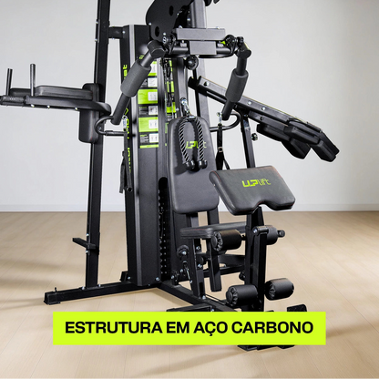 Estação de Musculação 85kg 25 em 1 Vektor Trio V-Squat UPLIFT