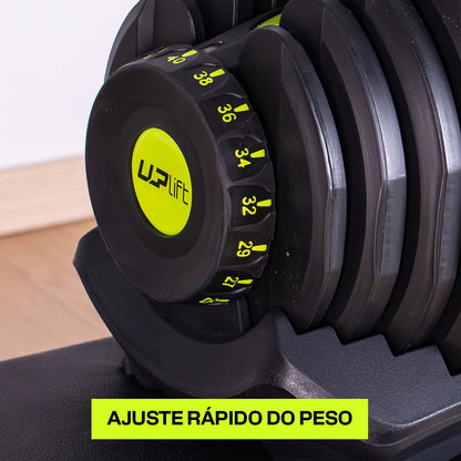 Kit Banco AB1200 + Par Halter Ajustável 40kg UPLIFT