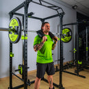 Barra Olímpica de Agachamento com Apoio (Safety Squat Bar)