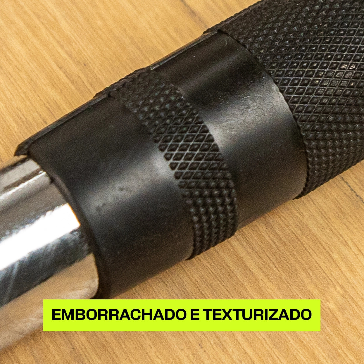 Puxador Triângulo Emborrachado C/ Giro Academia