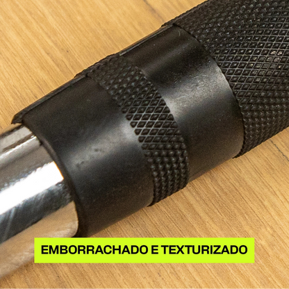 Puxador Triângulo Emborrachado C/ Giro Academia
