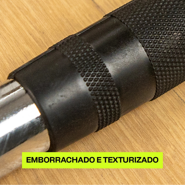 Puxador Triângulo Emborrachado C/ Giro Academia
