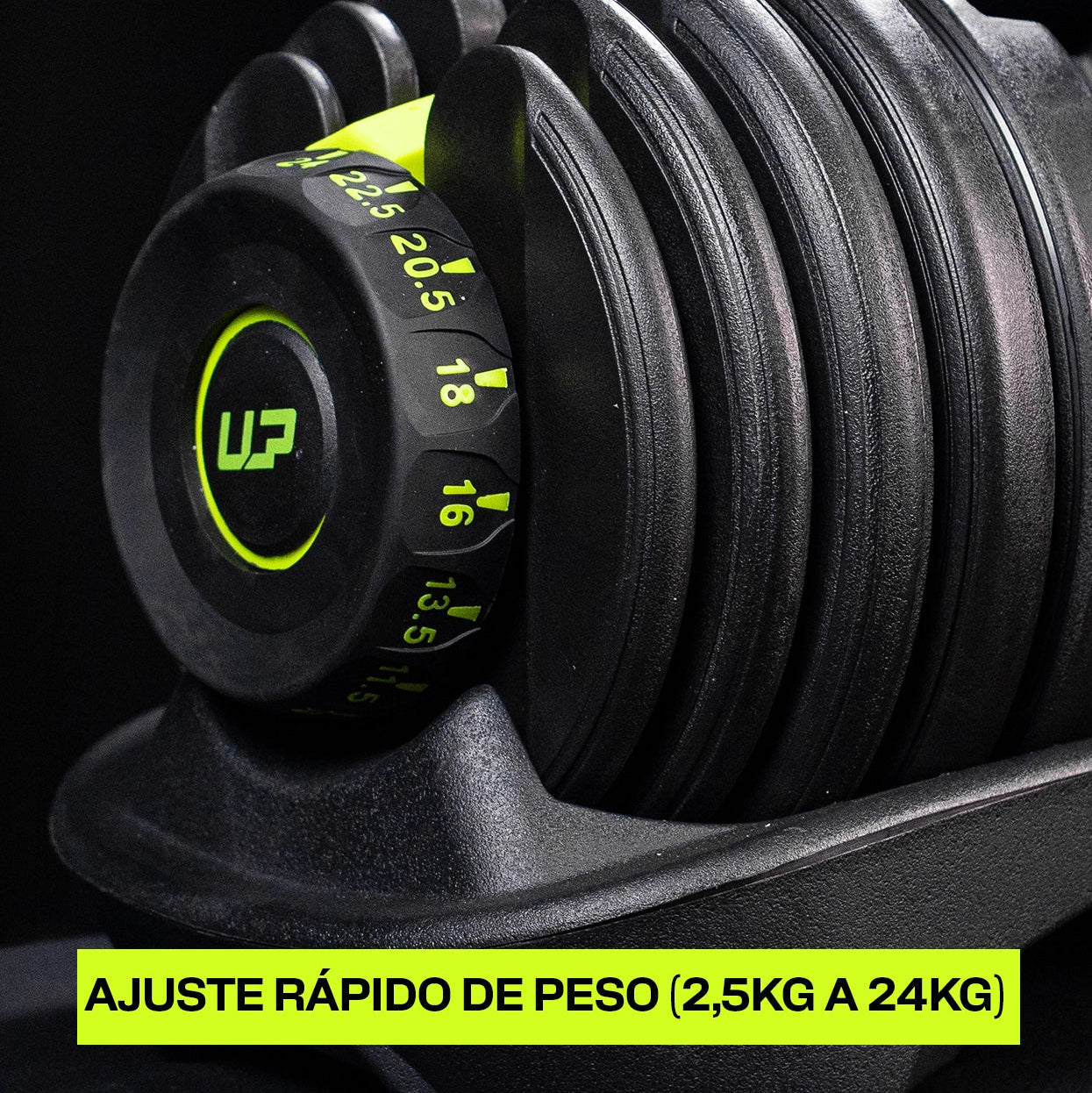 Kit Banco AB1200 + Par Halteres Ajustaveis até 24kg Com Suporte