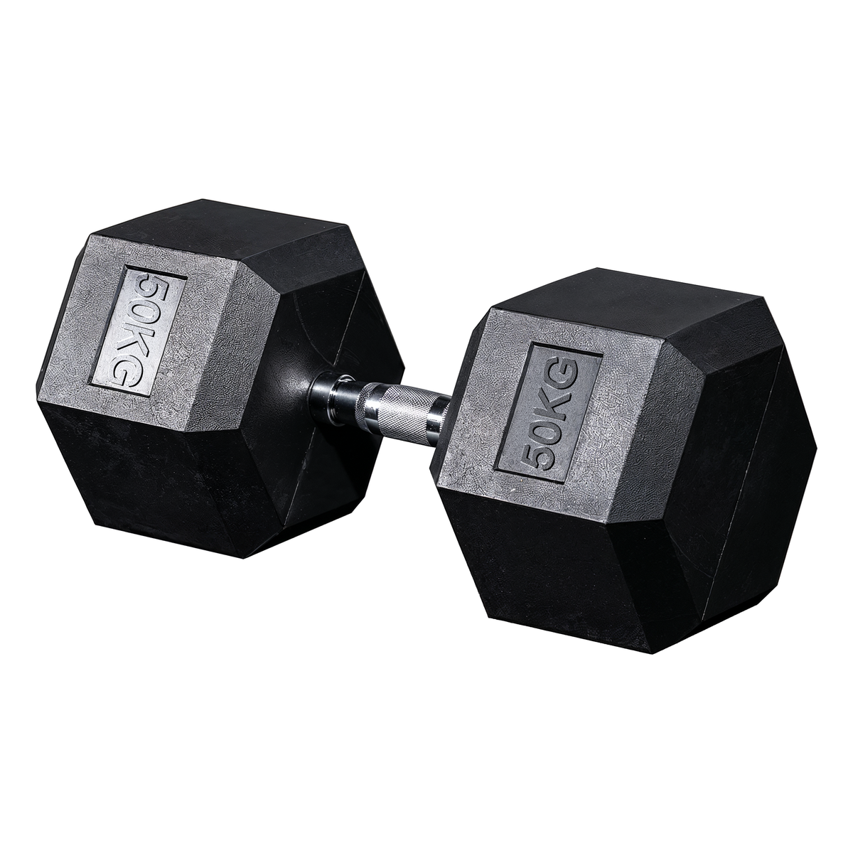 Halter Sextavado Com Pegada Cromada UPLIFT 50 kg