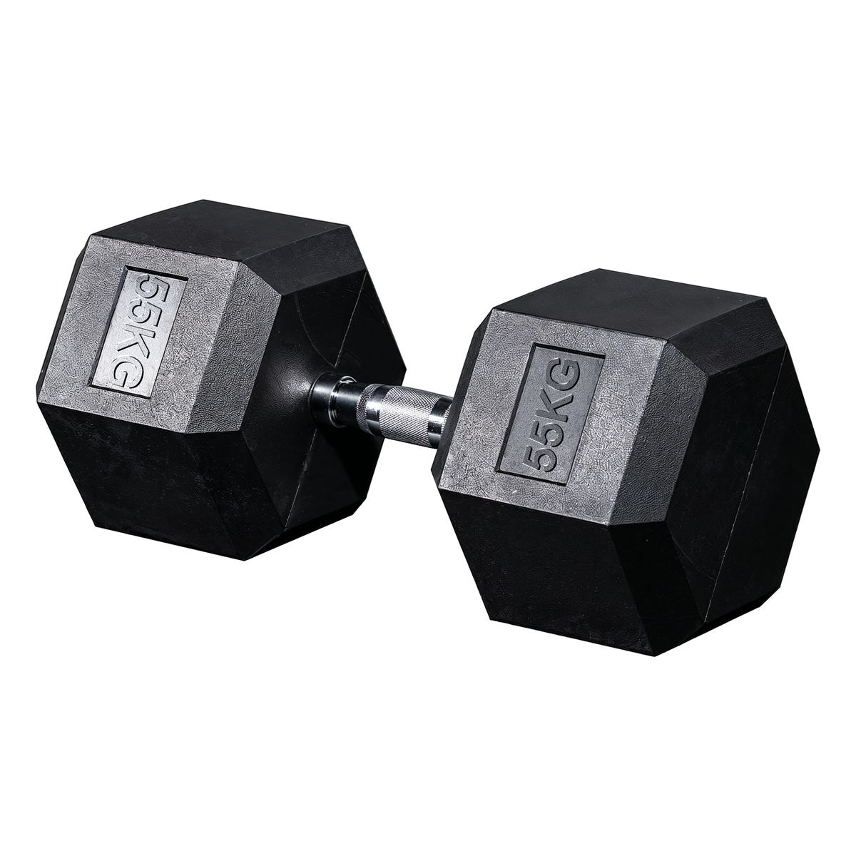 Halter Sextavado Com Pegada Cromada UPLIFT 55 kg