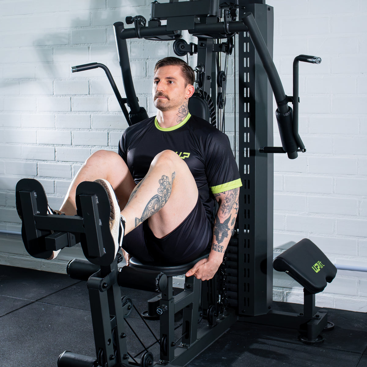 Estação de Musculação 85kg 20 em 1 Vektor Leg Trainer com Leg Press