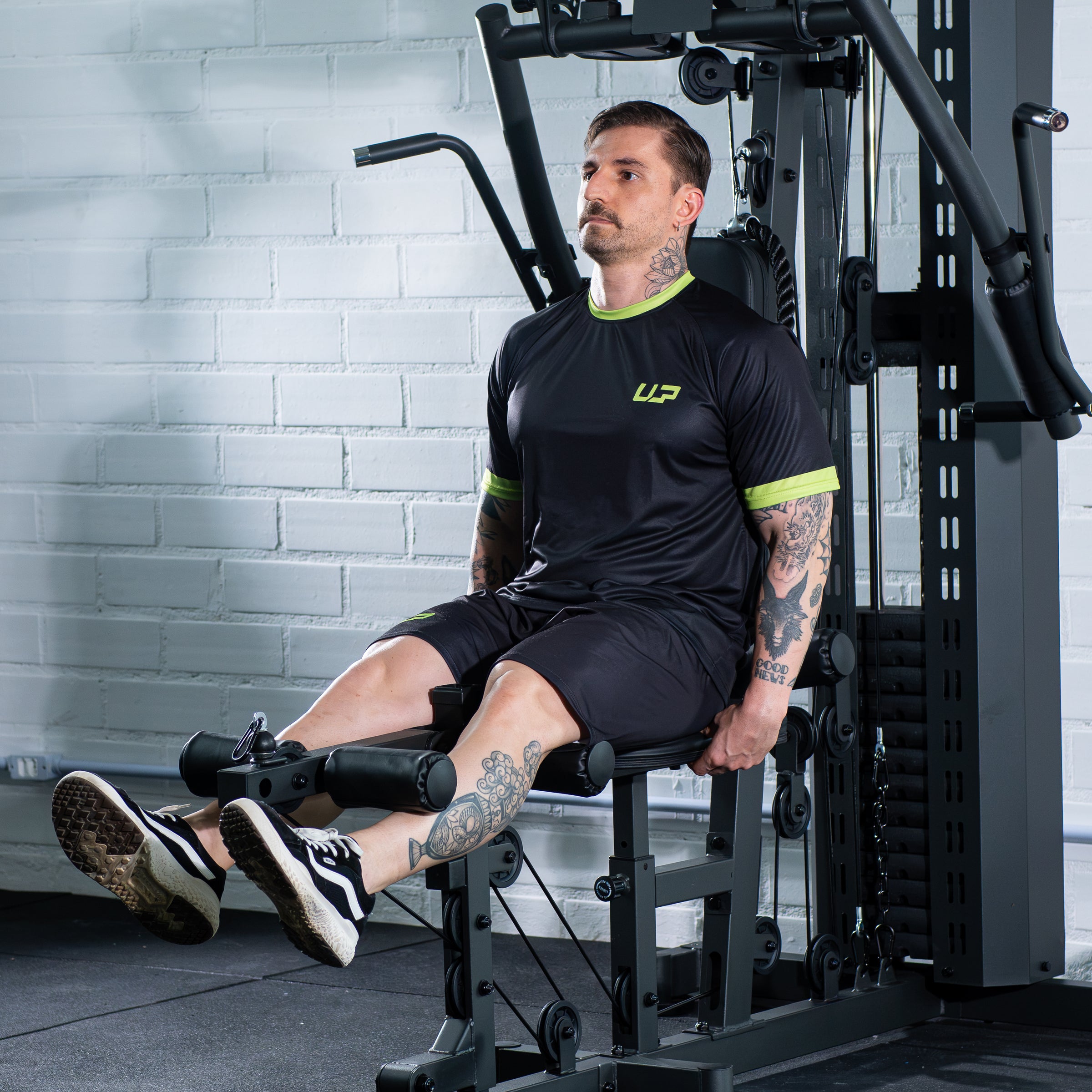 Estação de Musculação 85kg 20 em 1 Vektor Leg Trainer com Leg Press