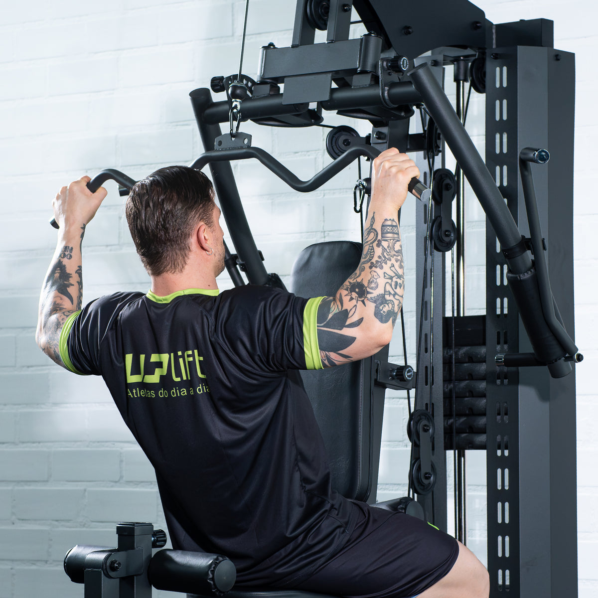 Estação de Musculação 85kg 20 em 1 Vektor Leg Trainer com Leg Press