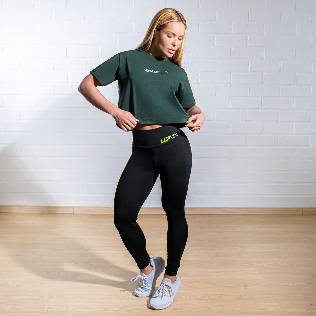 Cropped Brand Feminino Verde | UPLIFT