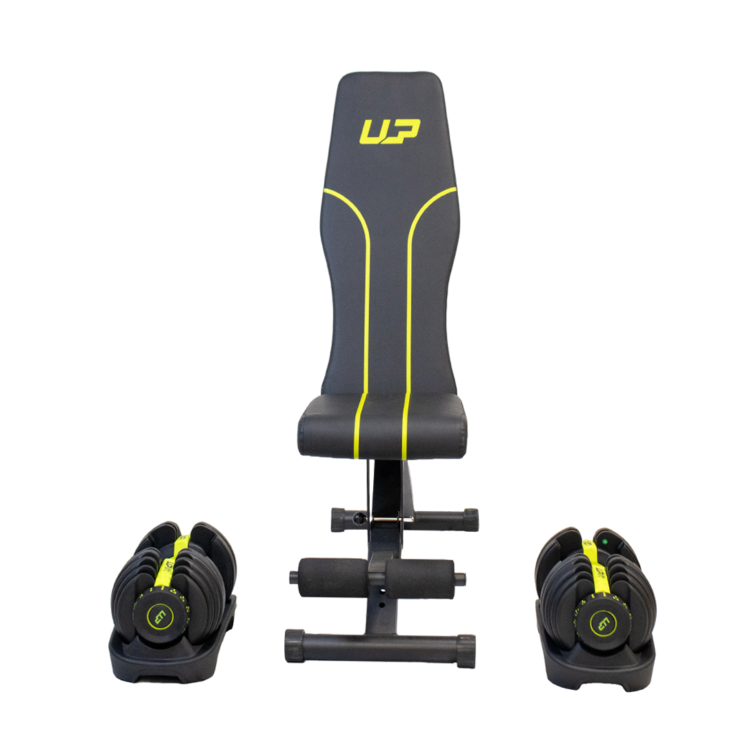 Kit Banco AB1200 + Par Halter Ajustáveis 24kg