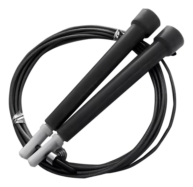 10x Corda Pular Aço Crossfit 3m Rolamento Speed Profissional