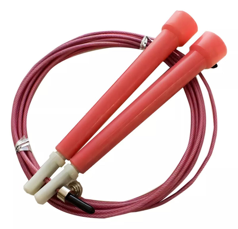 10x Corda Pular Aço Crossfit 3m Rolamento Speed Profissional