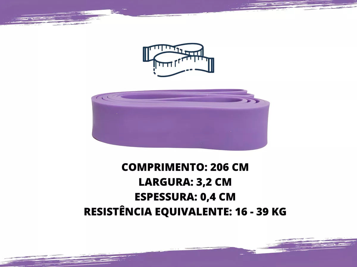 Band Elástica Borracha Forte