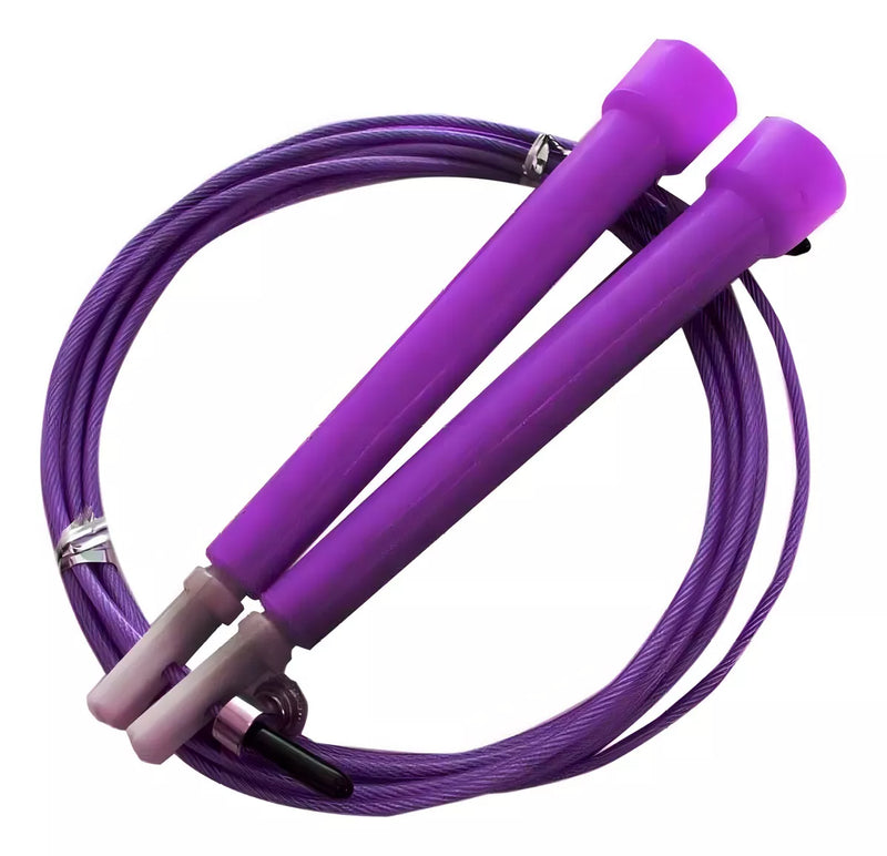 10x Corda Pular Aço Crossfit 3m Rolamento Speed Profissional