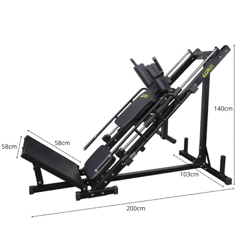 Leg Press 45º + Hack Squat 2 em 1 UPLIFT