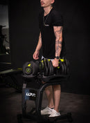 Par Halter Ajustável 24kg + Suporte UPLIFT