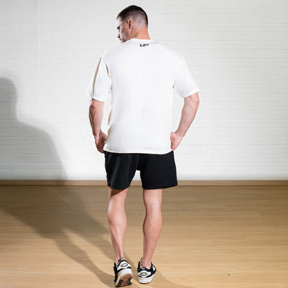 Camiseta Oversized Brand Masculina Branca | UPLIFT
