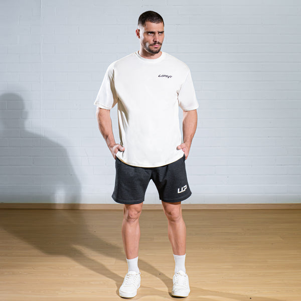 Camiseta Oversized Signature Masculina Branca | UPLIFT