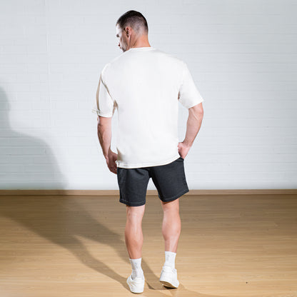 Camiseta Oversized Signature Masculina Branca | UPLIFT