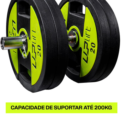 Halter Montável Olímpico Cromado UPLIFT