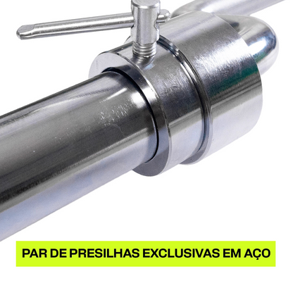 Barra Olímpica de Agachamento com Apoio (Safety Squat Bar)
