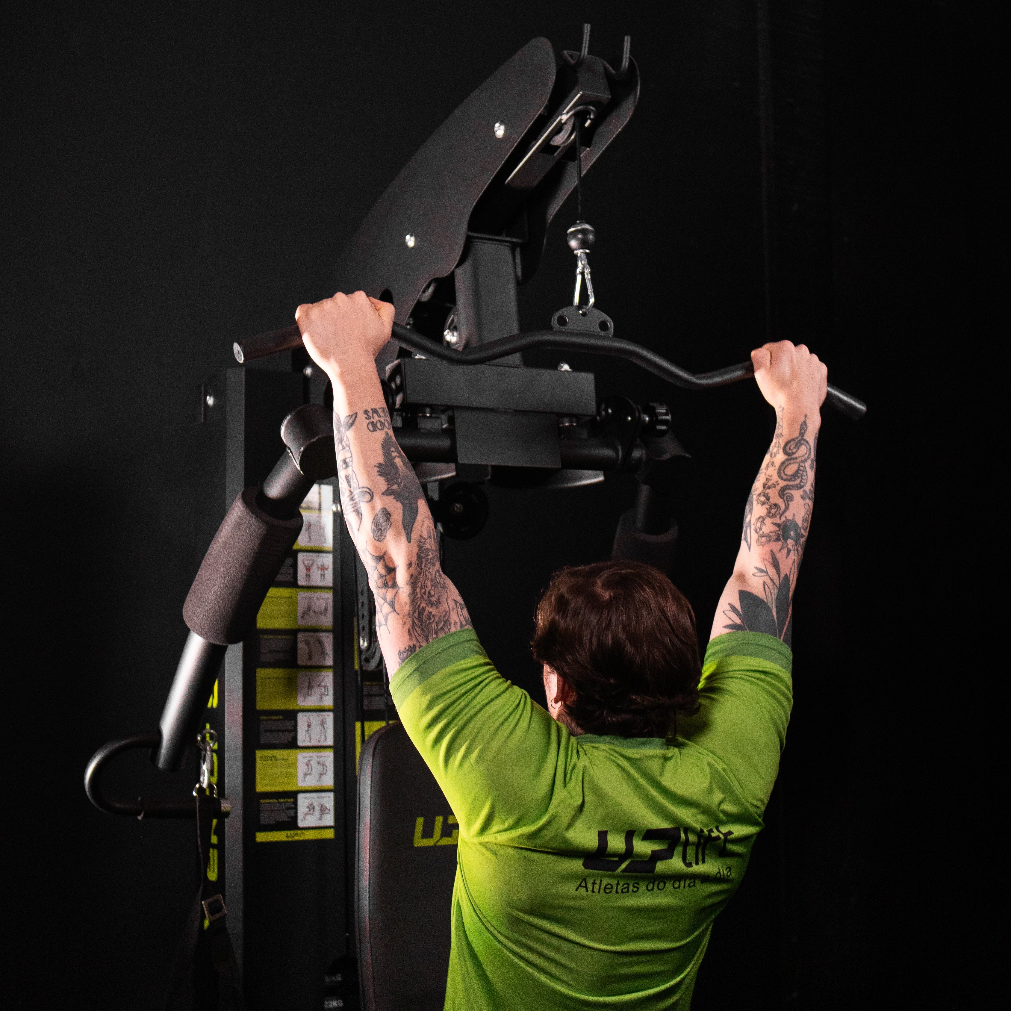 Estação de Musculação 85kg 25 em 1 Vektor Trio V-Squat UPLIFT