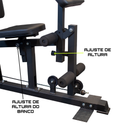 Estação De Musculação 80kg 10 em 1 MS-8000 UPLIFT