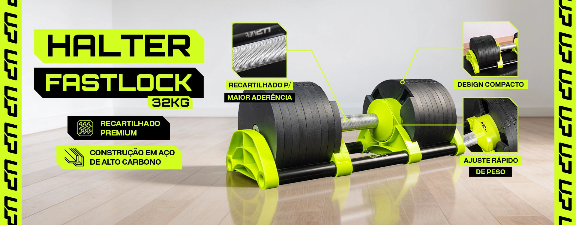 Halter Ajustável Fastlock 32kg UPLIFT
