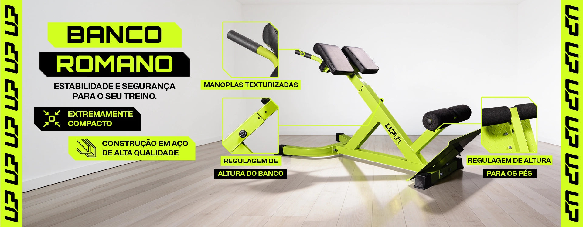 Banco Romano Aparelho Extensão Lombar UPLIFT