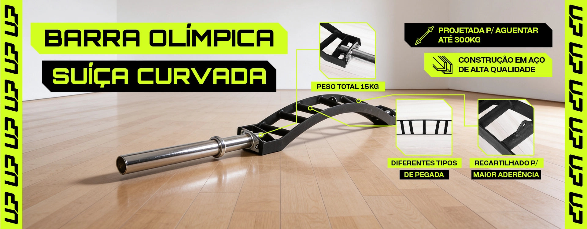 Barra Olímpica Suíça Curvada
