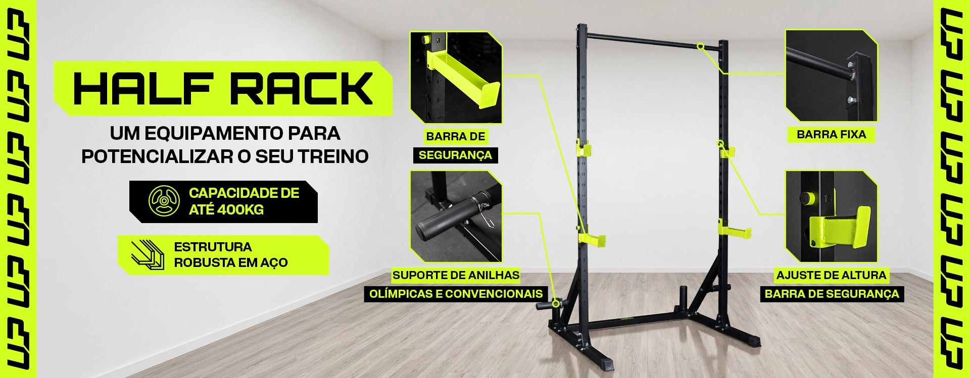 Rack Agachamento Supino Livre UPLIFT